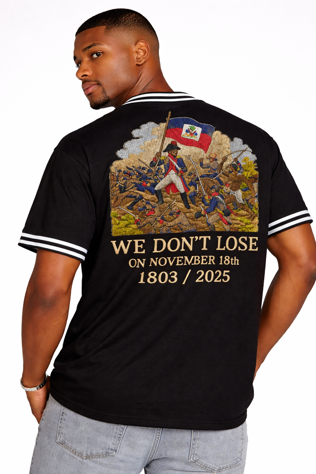 Ayiti Heritage V-Neck Tee