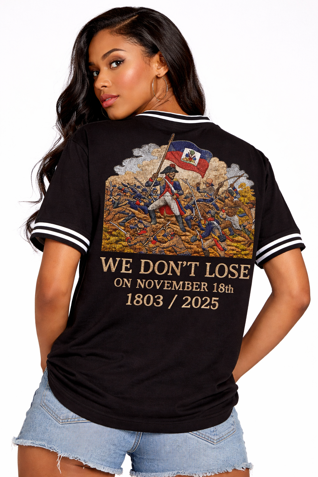 Ayiti Heritage V-Neck Tee