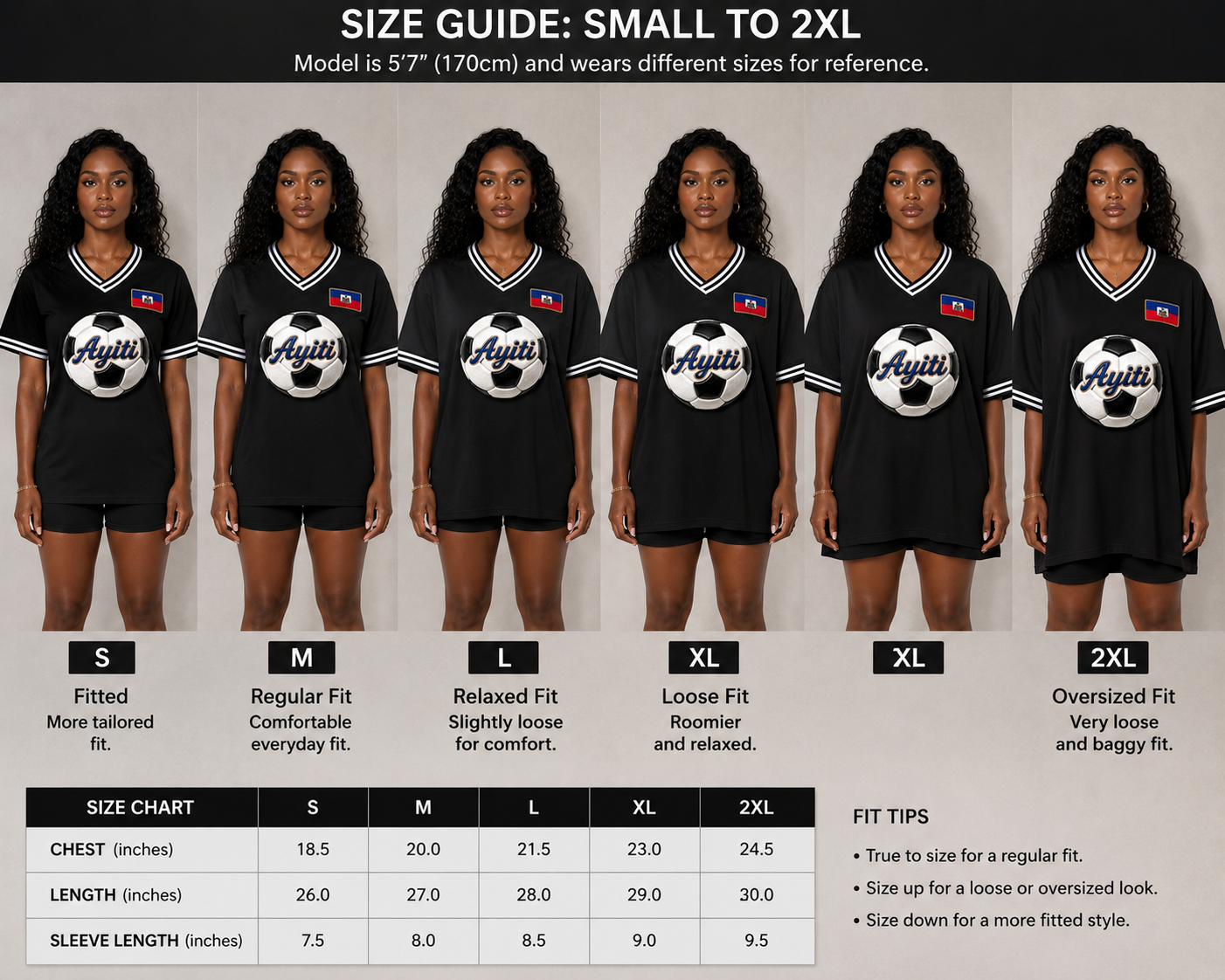 Ayiti Soccer Ball T-Shirt | Haiti Football Jersey Style Shirt | Haitian Pride Graphic Tee