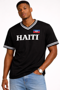 Haiti 2026 Heritage V-Neck Tee